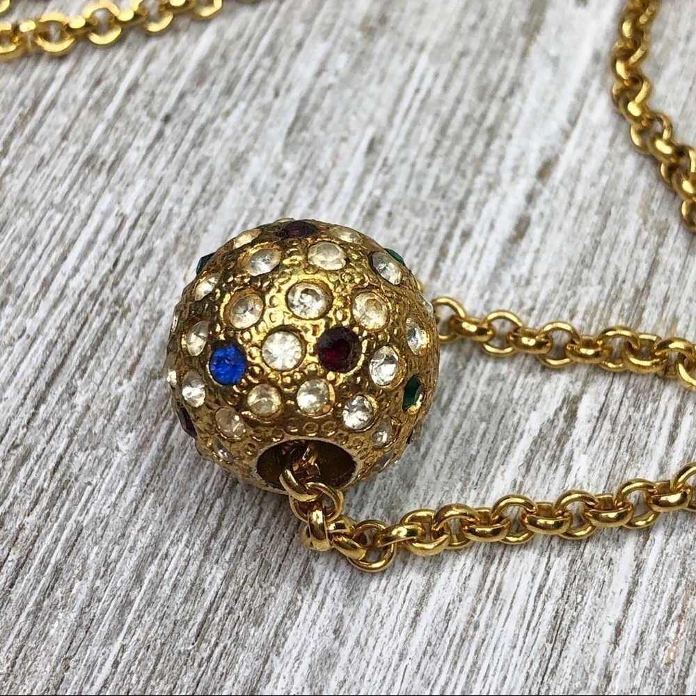 Joan Rivers Multi-colored Rhinestone Necklace - Picture 6 of 7